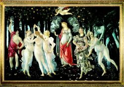 Florenz, Galerie der Uffizien: la "Primavera" von Botticelli